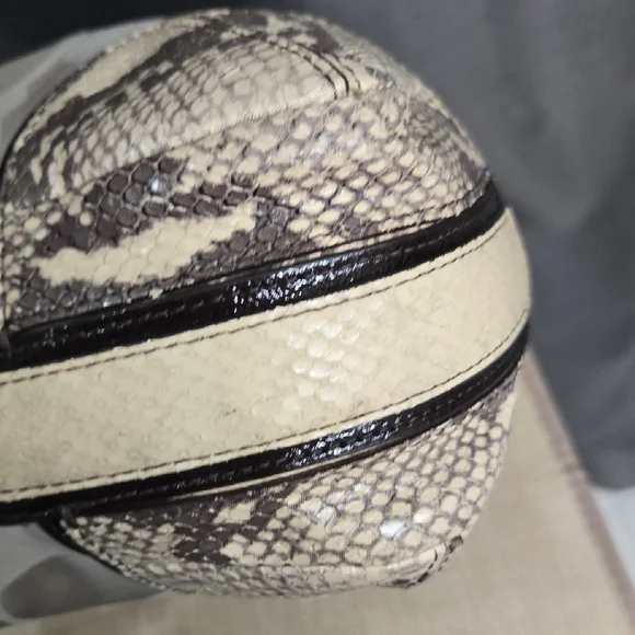 Coach Signature C's with Snakeskin Trim Shoulder Bag - Picture 5 of 15